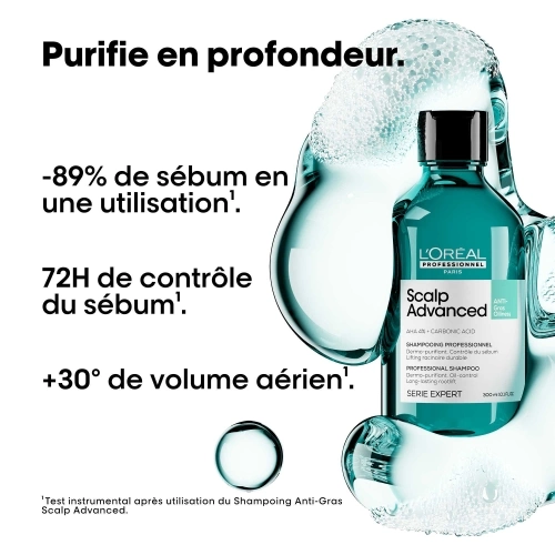 SCALP ADVANCED Shampoing dermo-Purifiant pour Cheveux Gras 3474637106454_autre1.jpg