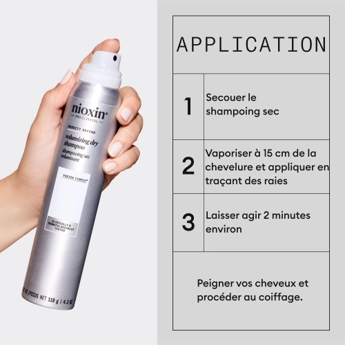 SOIN DENSITE Volumising Dry Shampoo – Expert Density Treatment to add volume and texture whilst keeping hair light and airy Nioxin_Volumizing_Dry_Shampoo_119G_SI_3.jpg