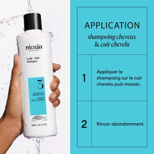 SYSTEM 3 Shampoing - System 3 pour cheveux colorés/secs/abîmés avec chute modérée 412.31_3.jpg