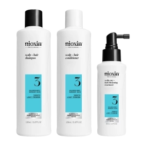 SYSTEM 3 Kit - System 3 for coloured, dry or damaged hair with moderate hair loss