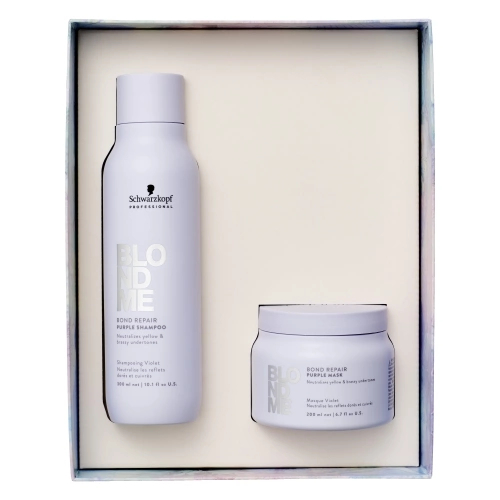 NEUTRALISANT BOND REPAIR BLONDME Bond Repair Neutralizing Set – Purple Shampoo & Mask COFFRET BLONDME NEUTRALISANT (2).JPEG