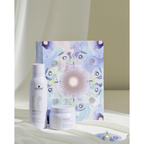NEUTRALISANT BOND REPAIR BLONDME Bond Repair Neutralizing Set – Purple Shampoo & Mask COFFRET BLONDME NEUTRALISANT (4).JPEG
