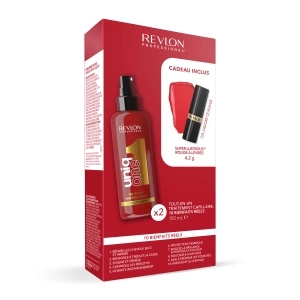 UNIQ ONE Coffret 2 Sprays Uniqone aux 10 bienfaits et son Rouge à lèvre