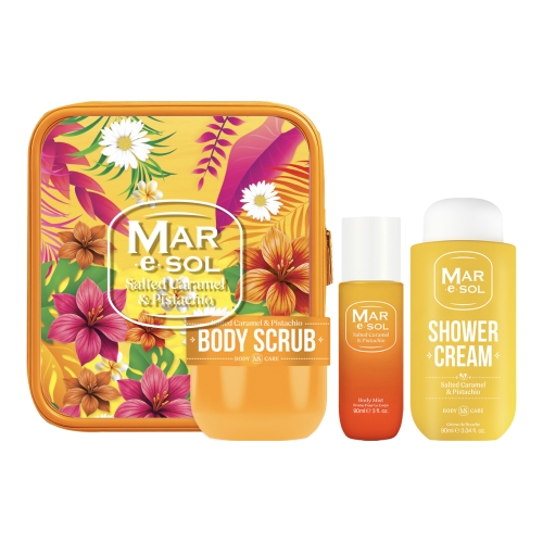 SET SALTED CARAMEL & PISTACHIO Travel set INCMA10006 - MAR E SOL TRAVEL SET - BODY MIST 40ML + BODY SCRUB 100G + SHOWER CREAM 90ML - SALTED CARAMEL & PISTACHIO_2.png