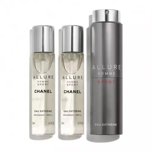 Allure Homme Sport Eau Extrême Vaporisateur De Voyage Rechargeable