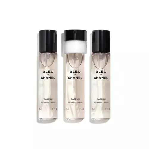 BLEU DE CHANEL Twist and Spray 3 x 20ml RECHARGE - Men's perfume - Perfume  