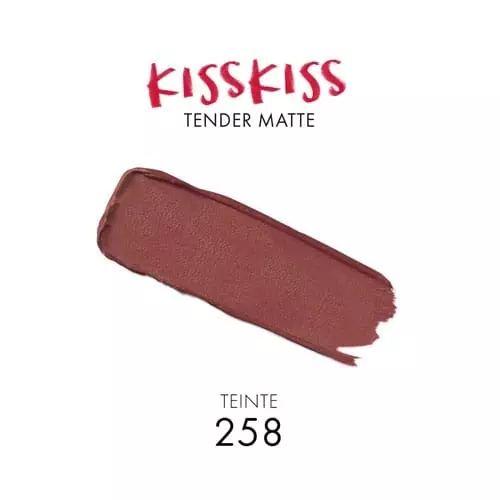 KISS KISS TENDER MATTE Rouge à Lèvres Mat lumineux fin et fondant confort 16H 3346470433588_3
