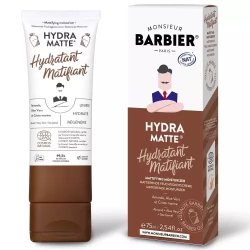 HYDRA MATTE Créme Hydratante Matifiance Cosmos Nat pour Hommes monsieur-barbier-hydra-matte-hydratant-matifiant2