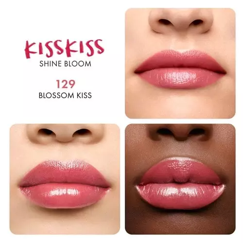 KISSKISS SHINE BLOOM Rouge brillant 95% d'ingrédients d'origine naturelle* 3346470434875_3