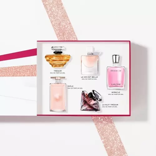 LA VIE EST BELLE Coffret Noël Miniatures Eau de Parfum Lancome-Holiday-2021-Lifestyle-miniature-set-compo-3614273597418-1-1