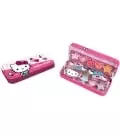 HELLO KITTY Metal pencil box for make-up & hair clips