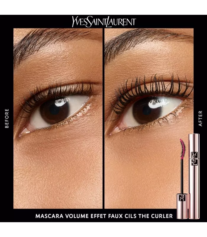 MASCARA VOLUME EFFET CILS THE CURLER Courbe & volume. Effet recourbe cils. YVES SAINT LAURENT - Mascaras - Les Yeux - Parfumdo