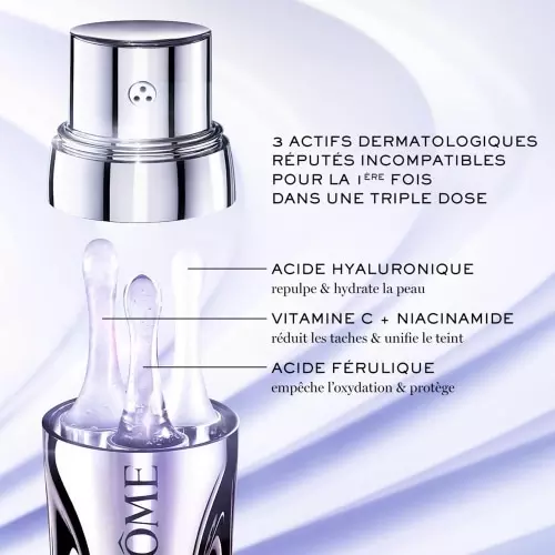 LANCOME RENERGIE TRIPLE SERUM Sérum Anti-Âge à l'Acide Hyaluronique, la Vitamine C + Niacinamide et l'Acide Férulique 3614272860377_1