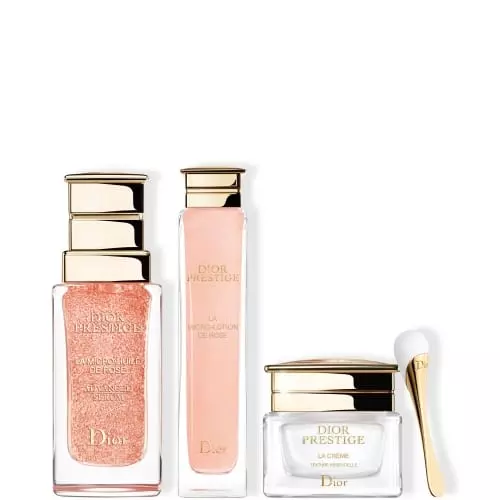 DIOR PRESTIGE Le rituel micro-nutritif et régénérant d'exception - Micro-Lotion, Micro-Huile de Rose Advanced Serum et Crème 3348901612814_1
