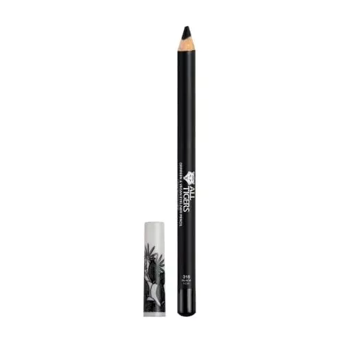 EYELINER NATUREL AND VEGAN Pencil 3701243203186-ALL-TIGERS-318-eyeliner-noir-black-avec-capot-with-cap