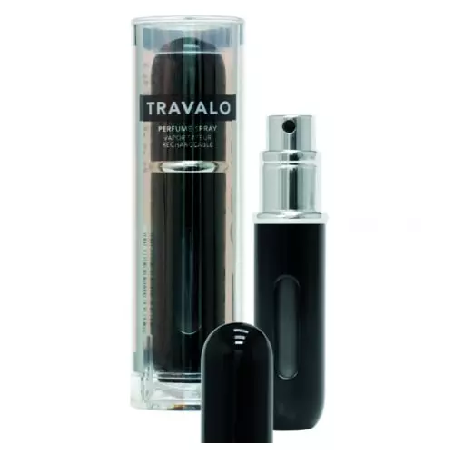 CLASSIC BLACK Travel spray refillable Noir-2
