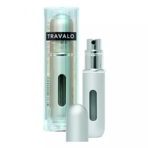 CLASSIC SILVER Trvael spray refillabe Argent-2