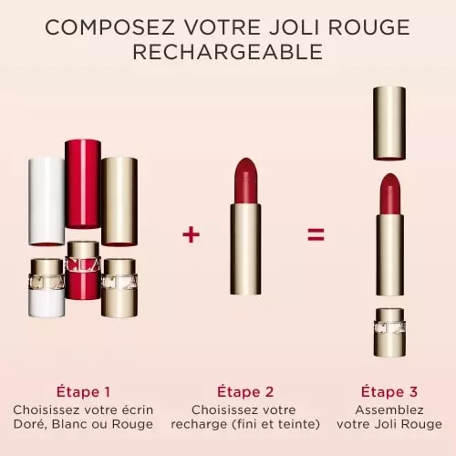 JOLI ROUGE SATINÉ Rouge à lèvres rechargeable 3666057092688_3