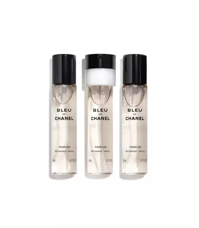 BLEU DE CHANEL Twist and Spray 3 x 20ml RECHARGE - Men's perfume - Perfume  