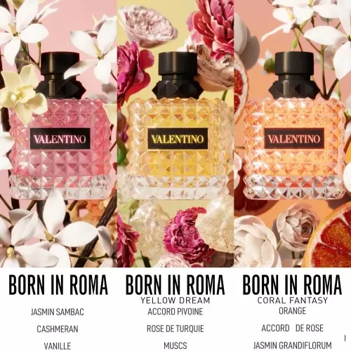 VALENTINO DONNA BORN IN ROMA Eau de Parfum Pour Elle Floral Ambré Boisé 3614272761421_7.jpg