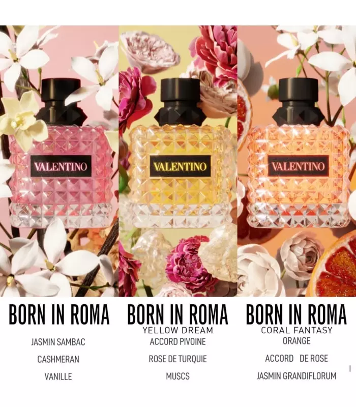 VALENTINO DONNA BORN IN ROMA YELLOW DREAM Eau de Parfum Pour Elle haute  couture floral musky perfume - Women\'s perfume - Perfume