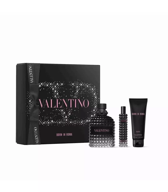 BORN IN ROMA UOMO Woody Aromatic Eau de Toilette Christmas Gift Set for