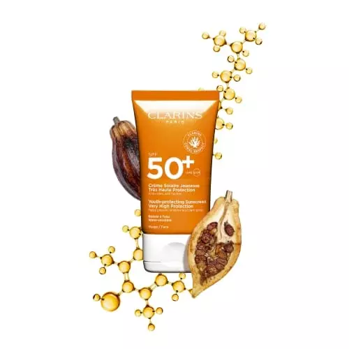 YOUTH SUN CREAM VERY HIGH PROTECTION SPF50+ FACE Anti-wrinkle, anti-dark spot sun cream 3666057217340_3.jpg