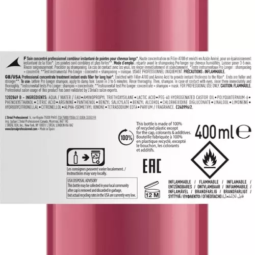 SOIN CONCENTRÉ PRO LONGER COMBLEUR DE POINTES Pro Longer 