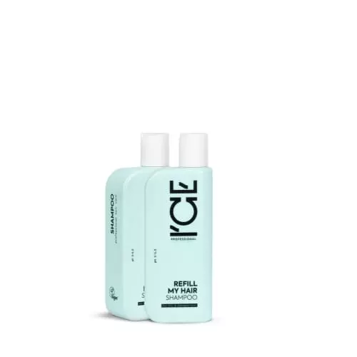 REFILL MY HAIR Shampoing Hydratant cheveux naturels ICE by NATURA SIBERICA. Refill My Hair Shampoo, 250 ml.jpg