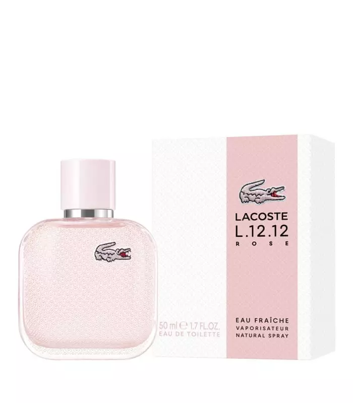 L.12.12 ROSE EAU FRAICHE Eau de Toilette Vaporisateur Lacoste L.12.12 Pour Elle PARFUMS FEMME Parfumdo