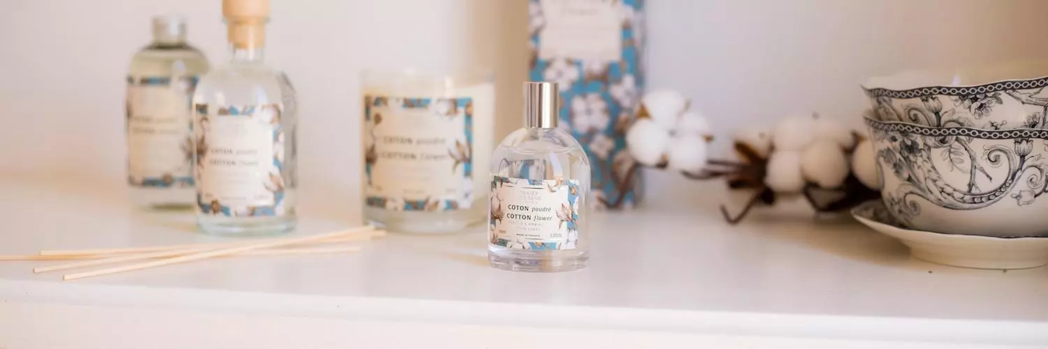 PANIER DES SENS en Provence on Parfumdo - home fragrance powdered cotton 